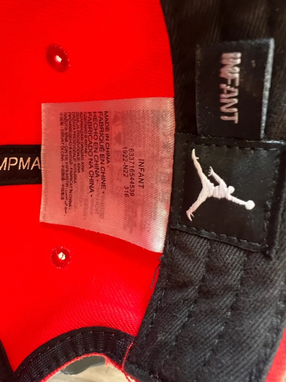 Infant Jordan Jumpman Baseball Cap